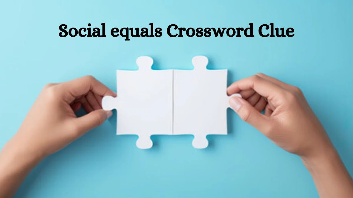 Social equals Daily Commuter Crossword Clue Puzzle Answer from July 02, 2024