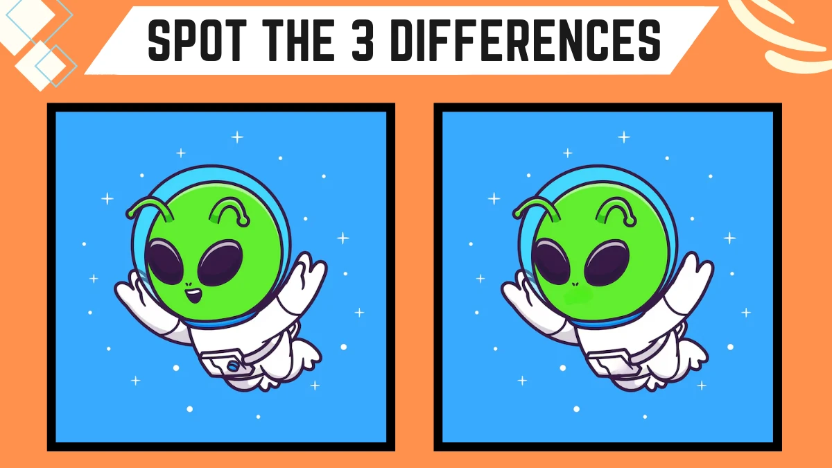 Spot the 3 Differences: Only the most excellent vision People Can Spot the 3 Differences in this Alien Image in 8 Secs| Picture Puzzle Game