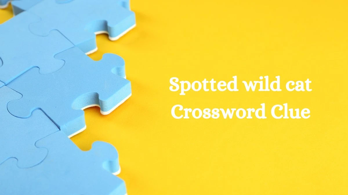 USA Today Spotted wild cat Crossword Clue Puzzle Answer from July 26, 2024