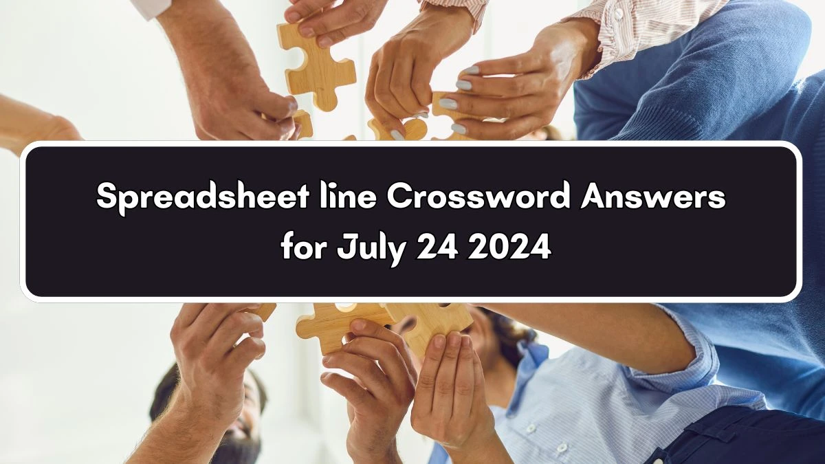 Spreadsheet line Daily Commuter Crossword Clue Puzzle Answer from July 24, 2024