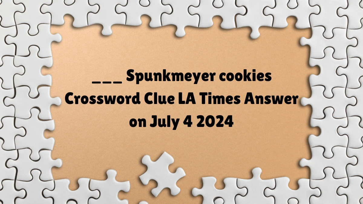 LA Times ___ Spunkmeyer cookies Crossword Clue Puzzle Answer from July 04, 2024