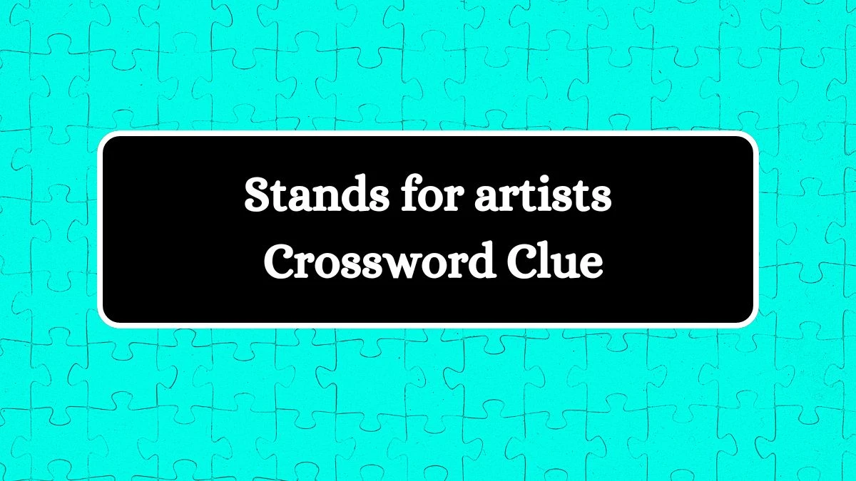 USA Today Stands for artists Crossword Clue Puzzle Answer from July 27, 2024