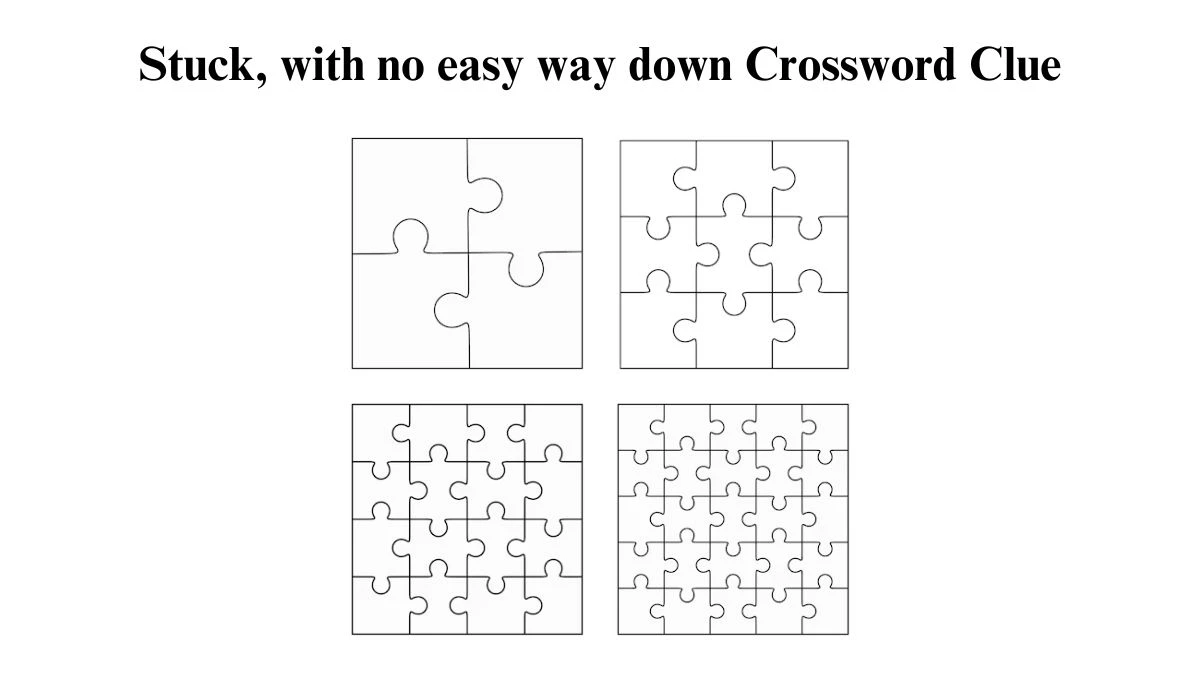 NYT Stuck, with no easy way down Crossword Clue Puzzle Answer from July 22, 2024