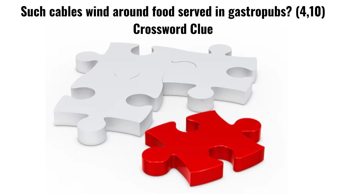 Such cables wind around food served in gastropubs? (4,10) Crossword Clue Puzzle Answer from July 16, 2024