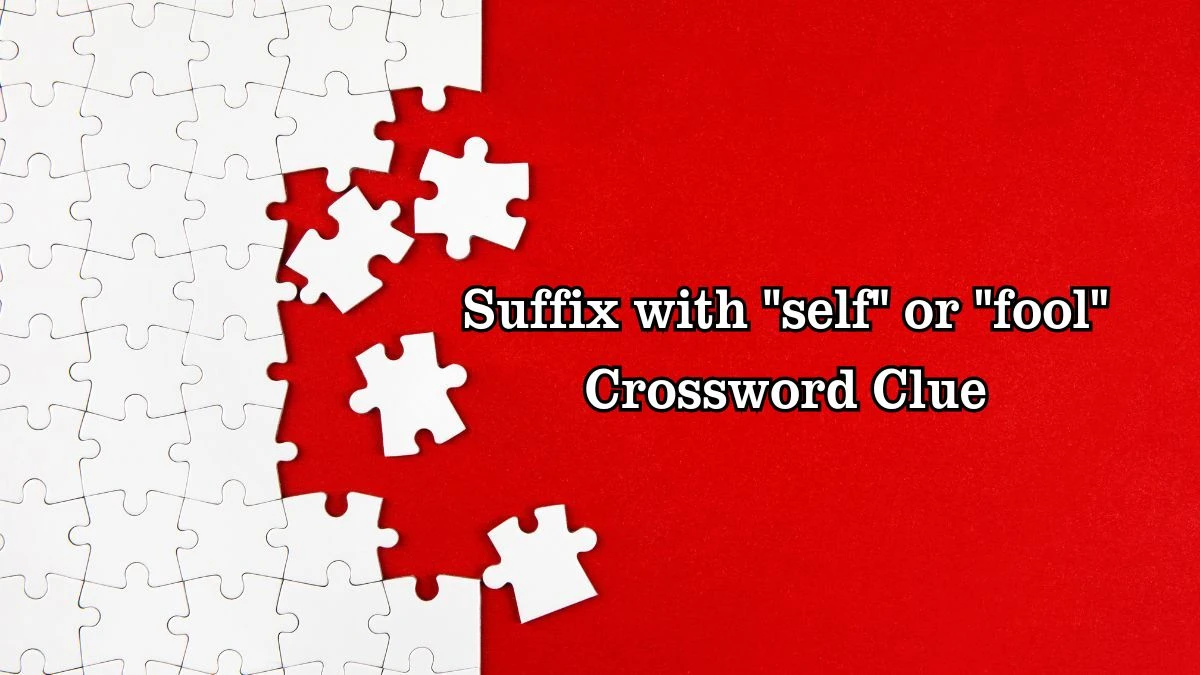 Suffix with self or fool Daily Themed Crossword Clue Answers on July 27, 2024