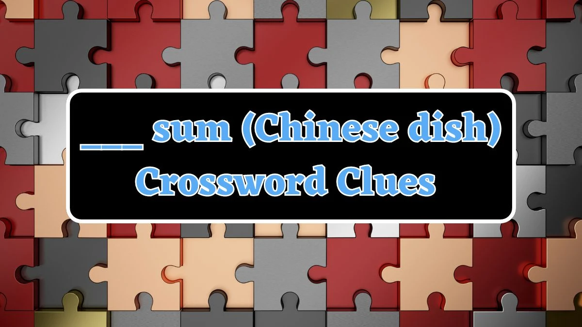 ___ sum (Chinese dish) Daily Themed Crossword Clue Puzzle Answer from July 21, 2024