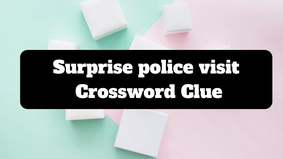 Surprise police visit Daily Themed Crossword Clue Answers on July 16, 2024