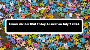 USA Today Tennis divider Crossword Clue Puzzle Answer from July 07, 2024