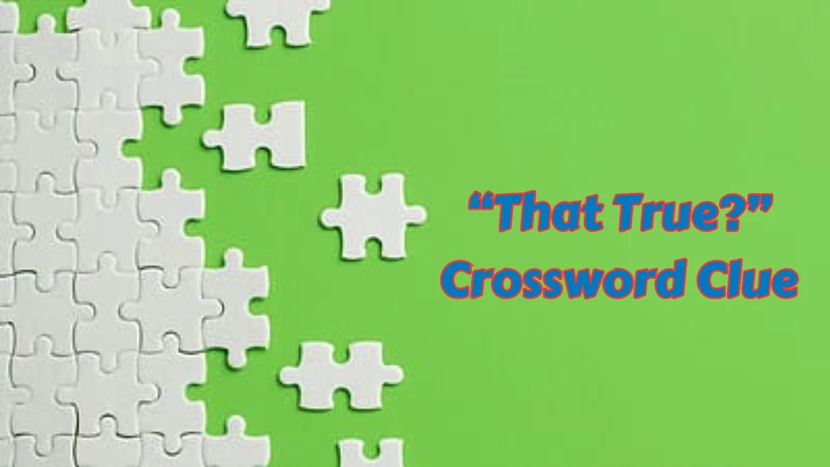 “That True?” Crossword Clue Universal Puzzle Answer from July 08, 2024