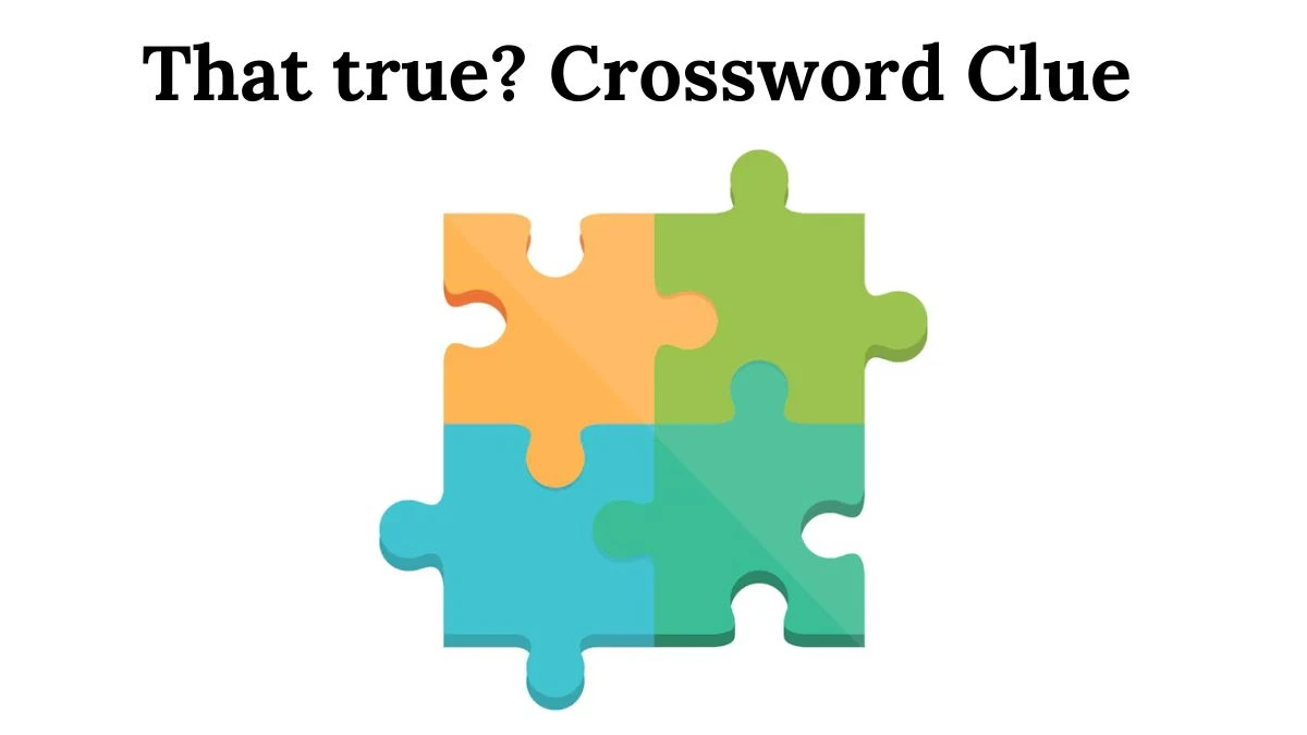 USA Today That true? Crossword Clue Puzzle Answer from July 31, 2024