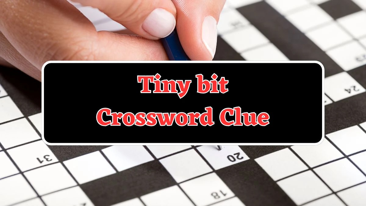 Tiny bit Universal Crossword Clue Puzzle Answer from July 30, 2024