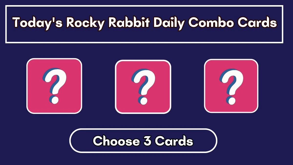 Today's Rocky Rabbit Daily Combo Cards July 23 2024