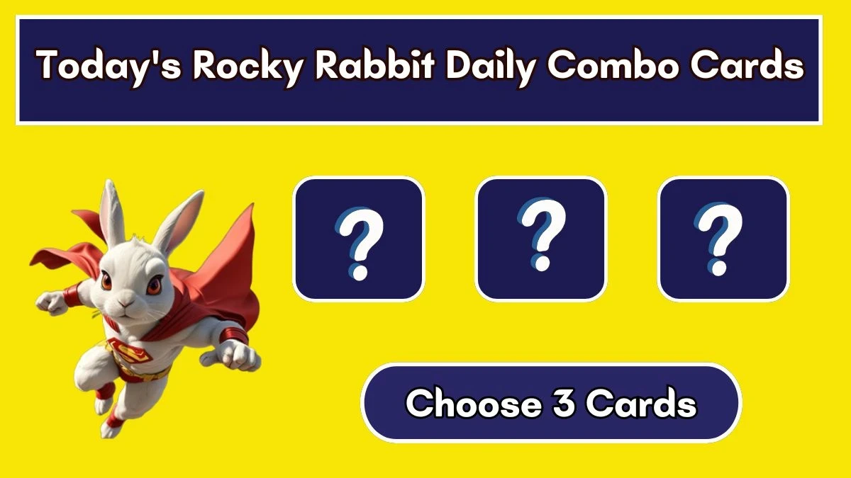 Today's Rocky Rabbit Daily Combo Cards July 28 2024