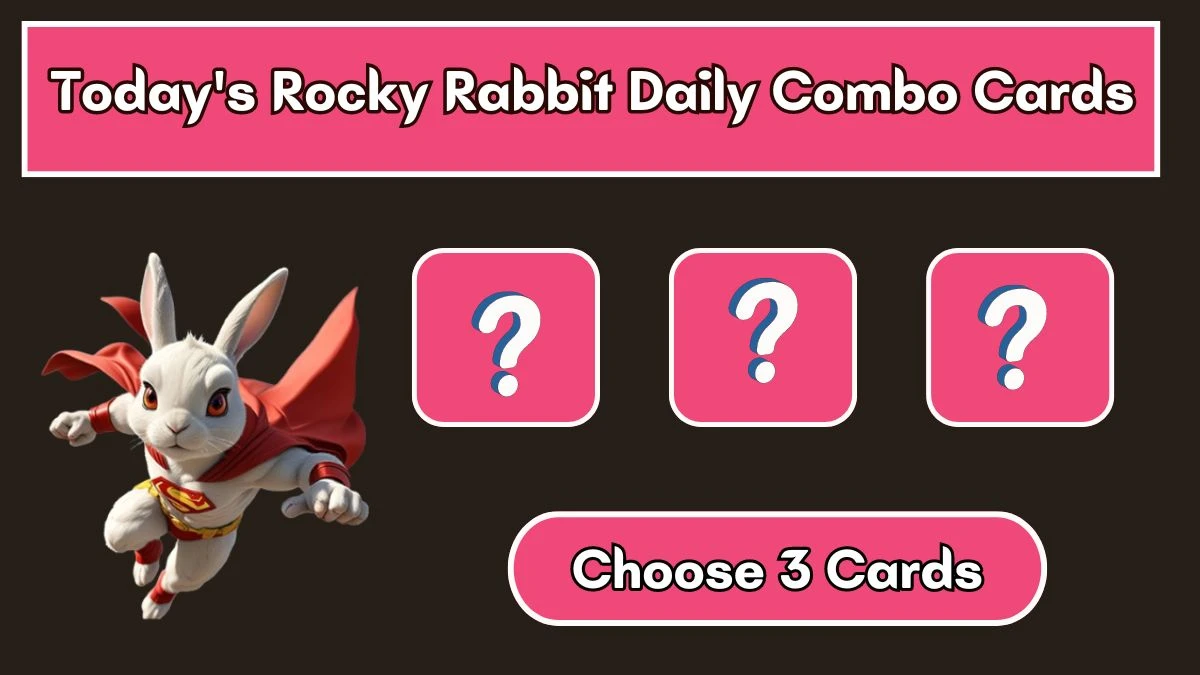 Today's Rocky Rabbit Daily Combo Cards July 29 2024