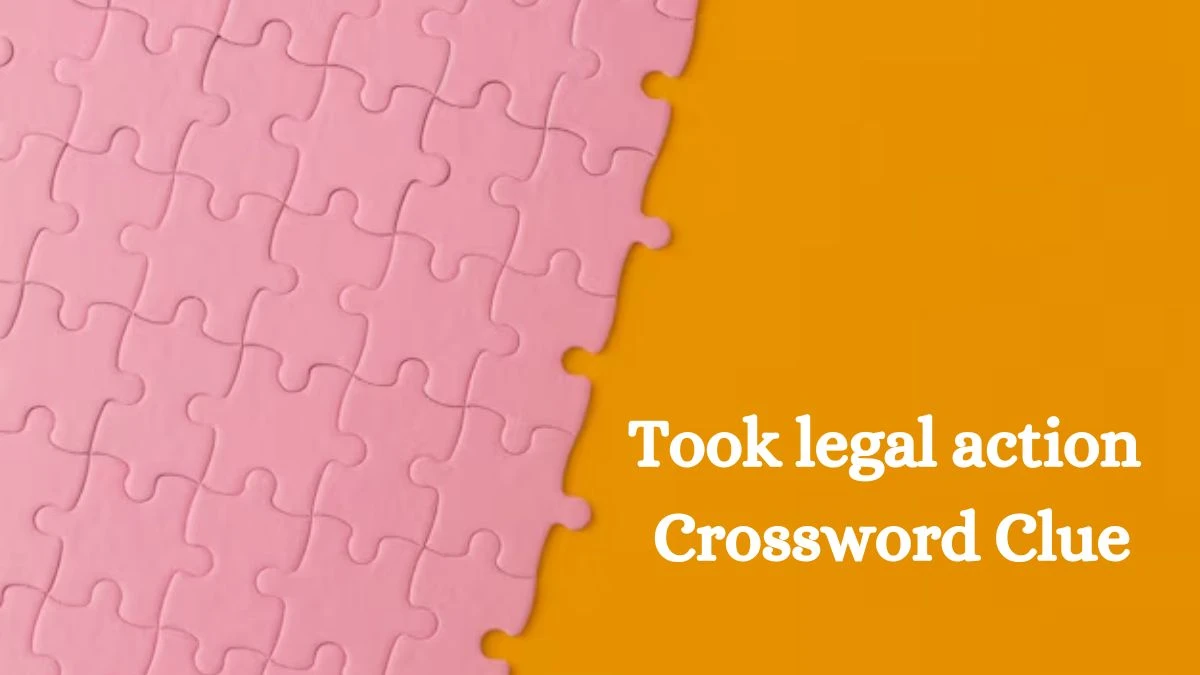 Universal Took legal action Crossword Clue Puzzle Answer from July 08, 2024