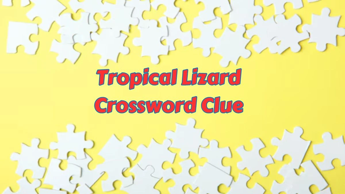 USA Today Tropical Lizard Crossword Clue Puzzle Answer from July 08, 2024