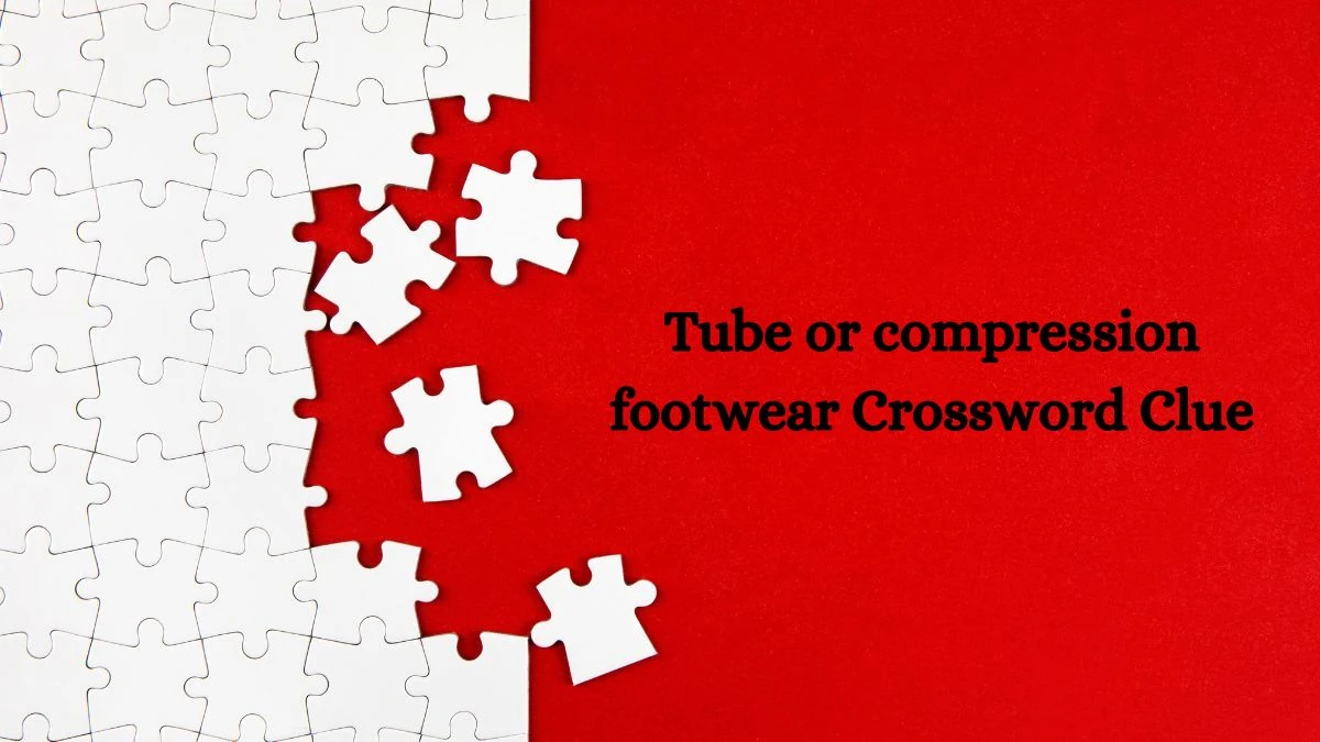 USA Today Tube or compression footwear Crossword Clue Puzzle Answer from July 31, 2024