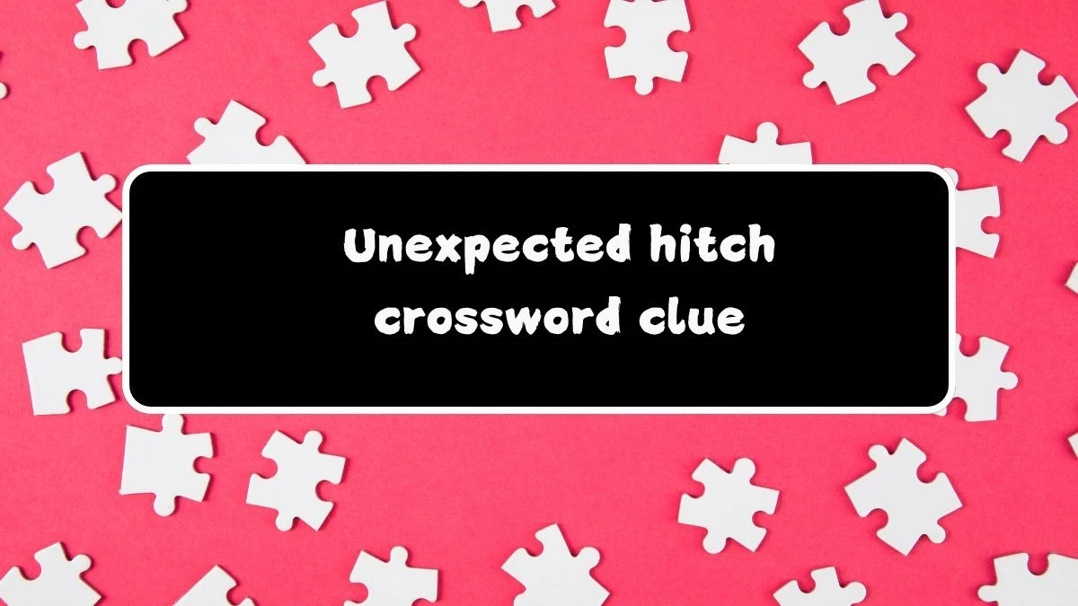 LA Times Unexpected hitch Crossword Puzzle Answer from July 26, 2024