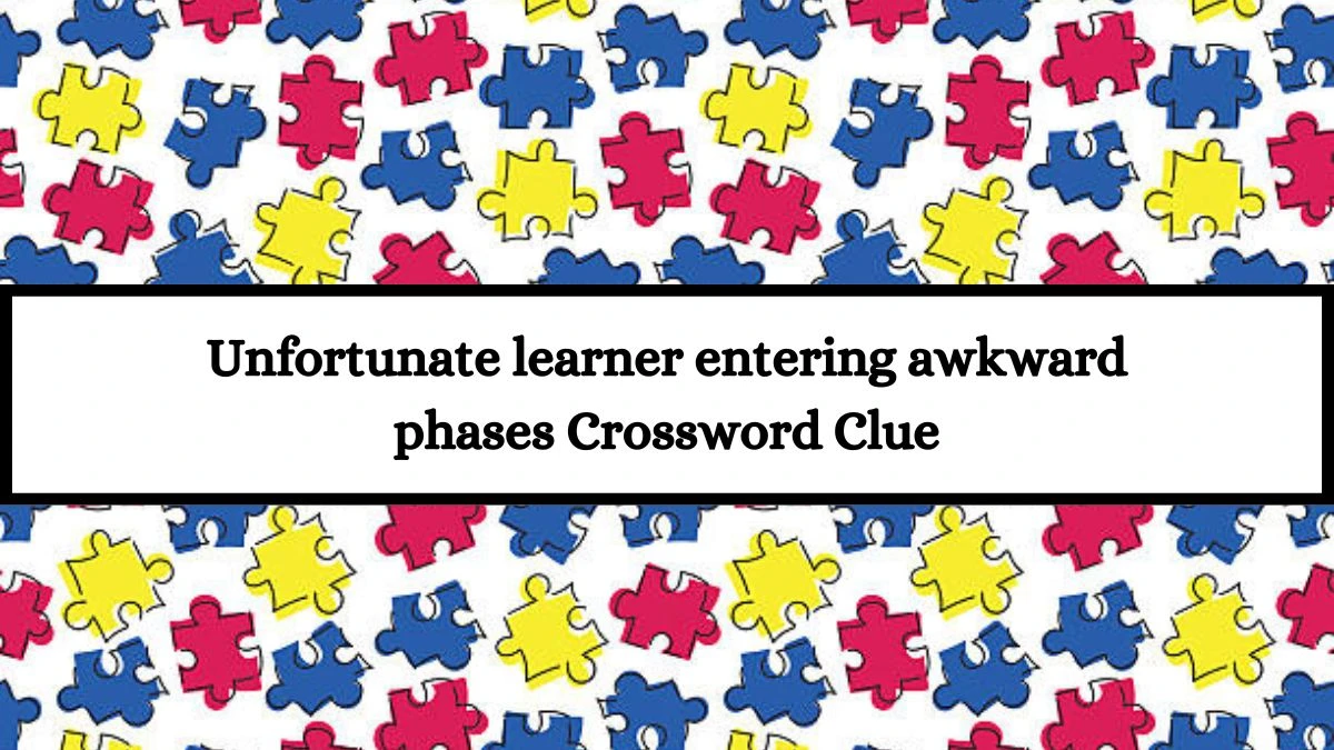 Unfortunate learner entering awkward phases Crossword Clue Answers on July 12, 2024