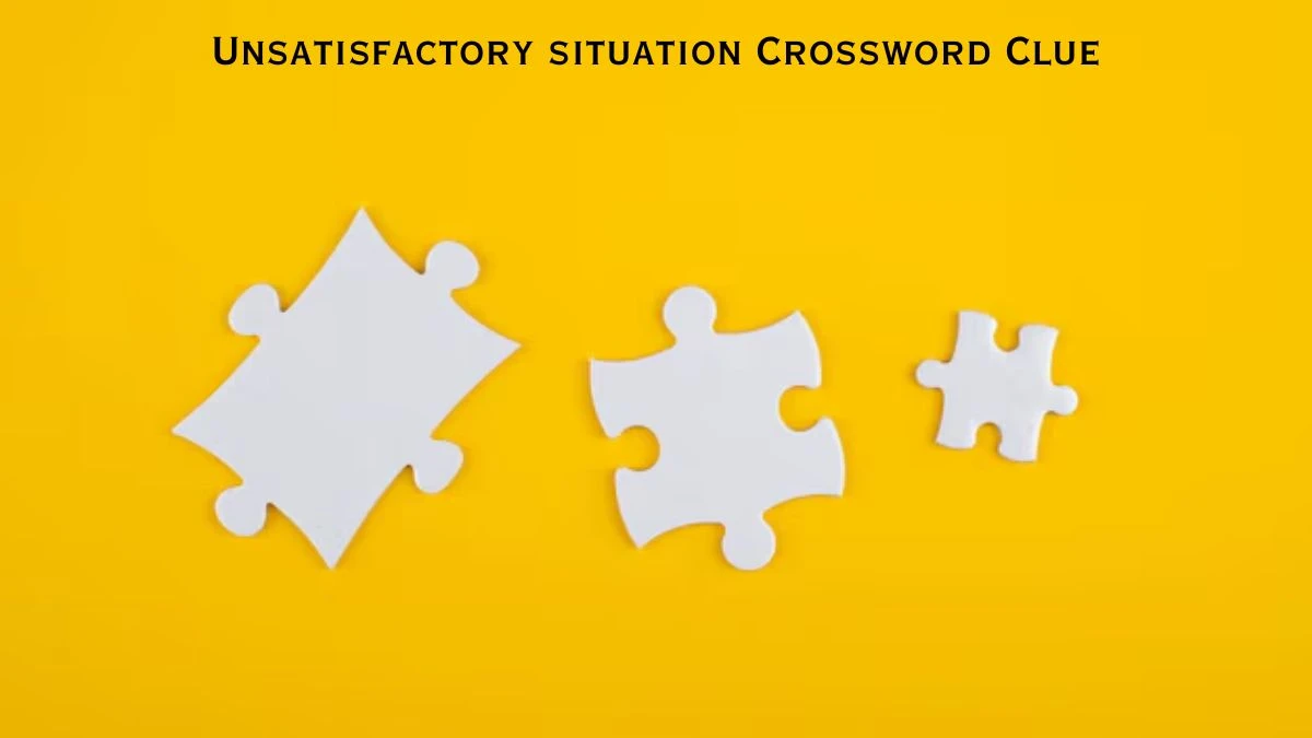 Unsatisfactory situation Crossword Clue Puzzle Answer from July 21, 2024