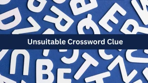 USA Today Unsuitable Crossword Clue Puzzle Answer from July 29, 2024