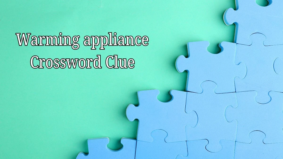 Warming appliance Daily Commuter Crossword Clue Puzzle Answer from July 30, 2024