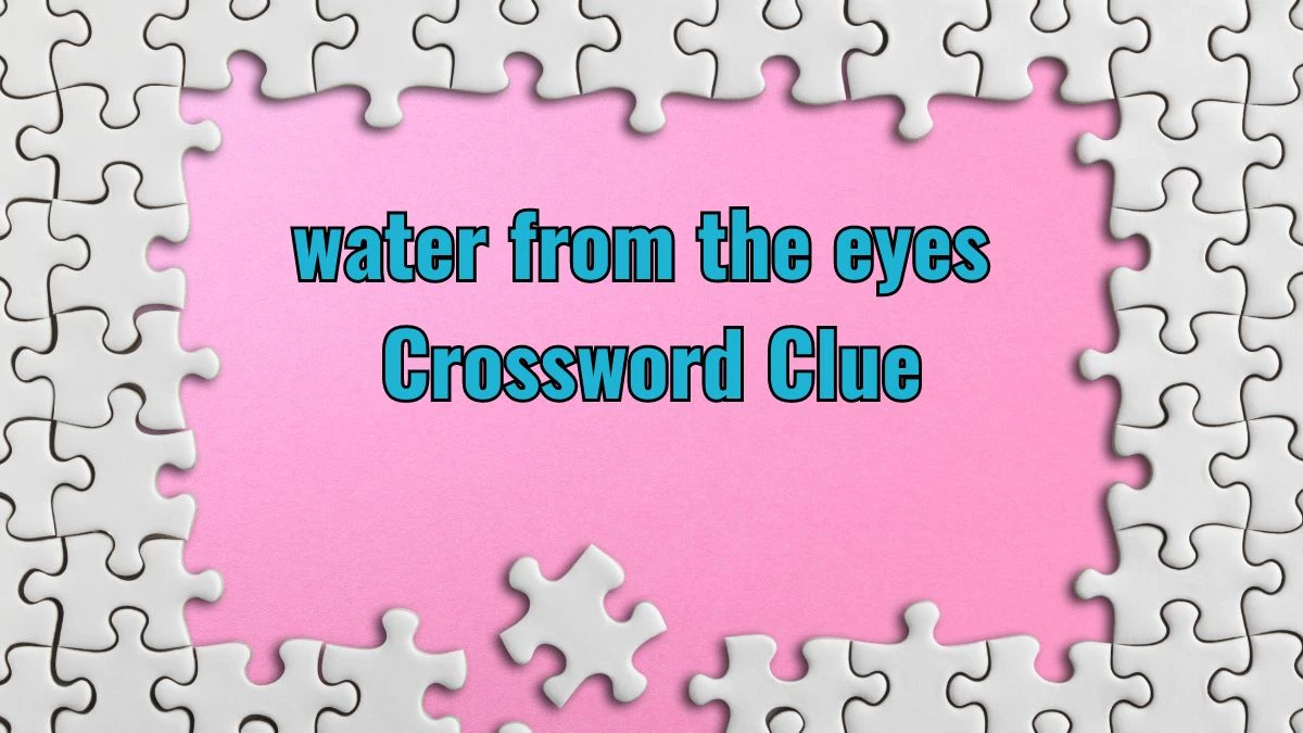 water from the eyes Daily Commuter Crossword Clue Answers on July 29, 2024