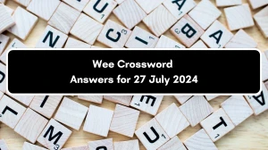 LA Times Wee Crossword Puzzle Answer from July 27, 2024