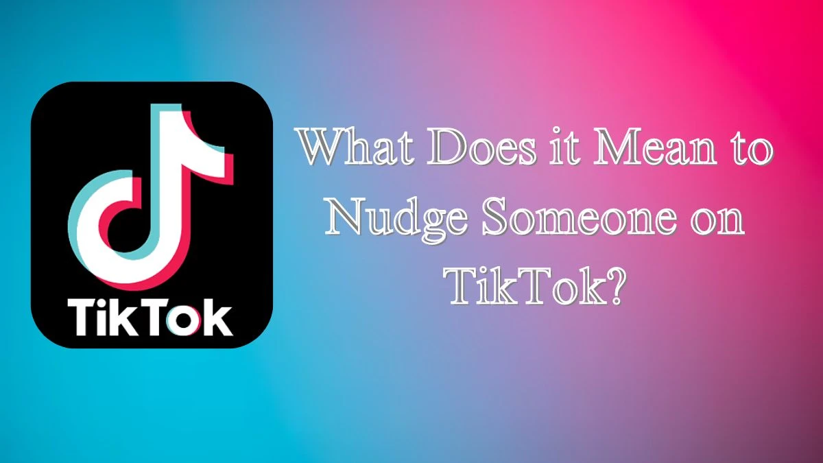 What Does it Mean to Nudge Someone on TikTok? How to Nudge People on TikTok?