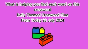 What is helping you find each word on this crossword Daily Themed Crossword Clue Answers on July 28, 2024