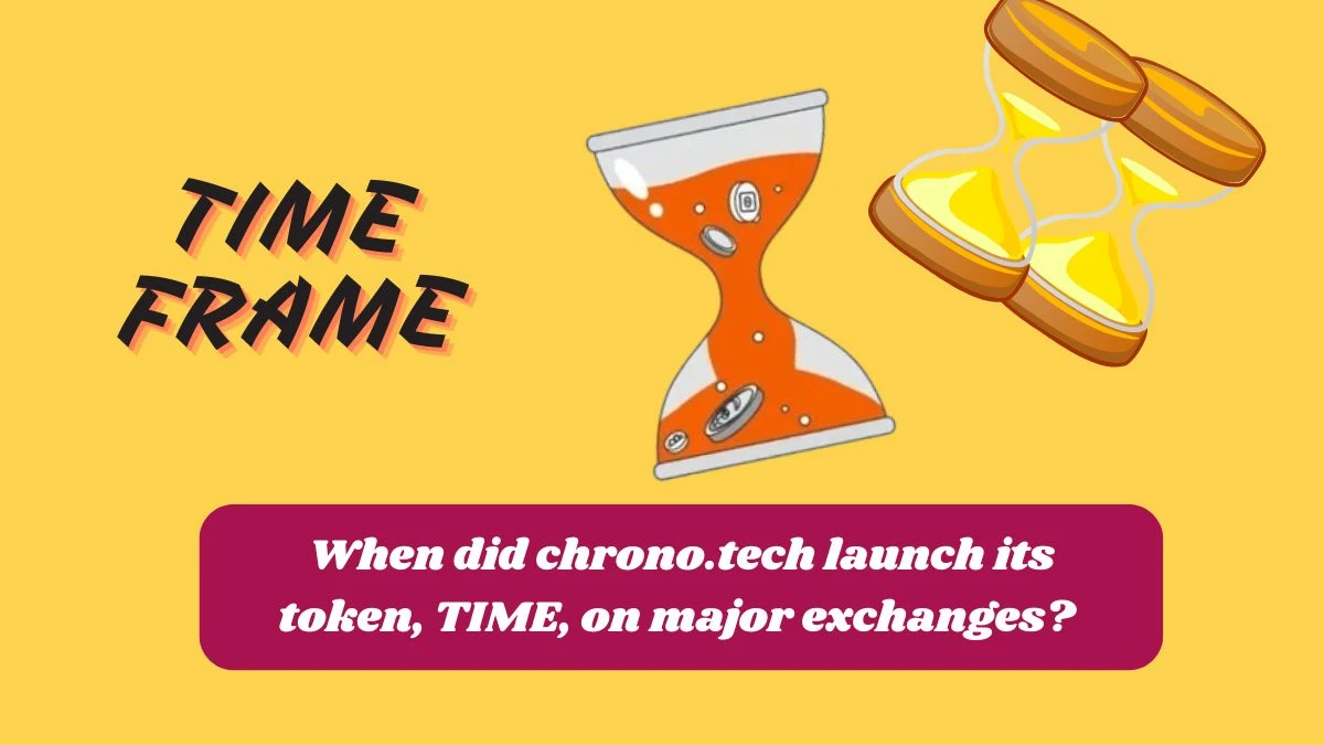 When did chrono.tech launch its token, TIME, on major exchanges? Time Farm Oracle of time Question Answer Today 18 July 2024