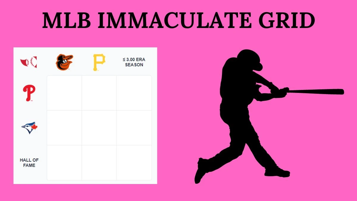 Which MLB Hall of Famers have had seasons with an ERA of 3.00 or lower? MLB Immaculate Grid Answers for July 31 2024