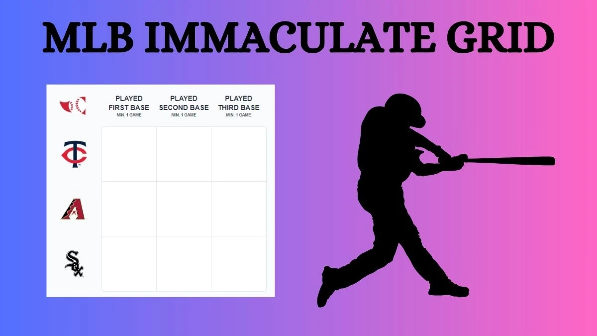 Which MLB player who played with Arizona Diamondbacks and Played First Base min. 1 game? MLB Immaculate Grid Answers for July 25 2024