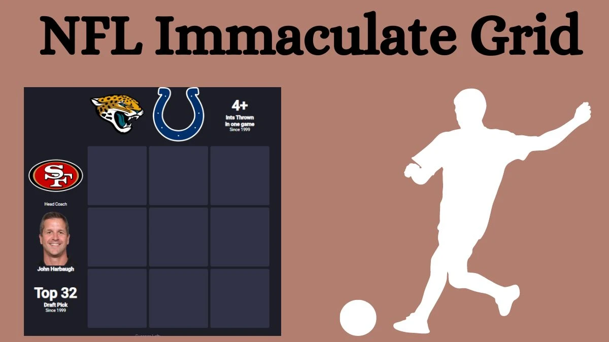 Which NFL player who played for both the San Francisco 49ers and achieved 4+ Ints Thrown in one game Since 1999? NFL Immaculate Gridiron answers July 16, 2024