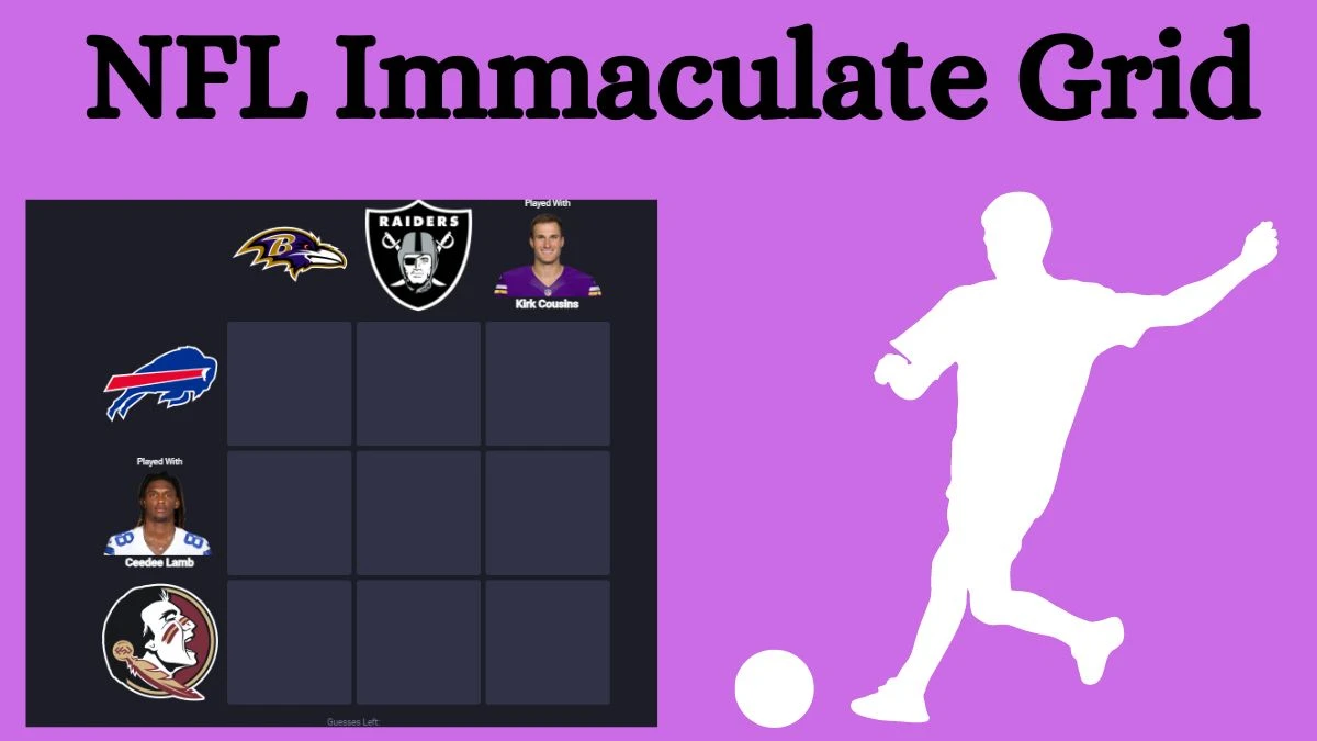 Which NFL players who have played with Ceedee Lamb and also played for the Las Vegas Raiders? NFL Immaculate Grid Answers for July 27, 2024