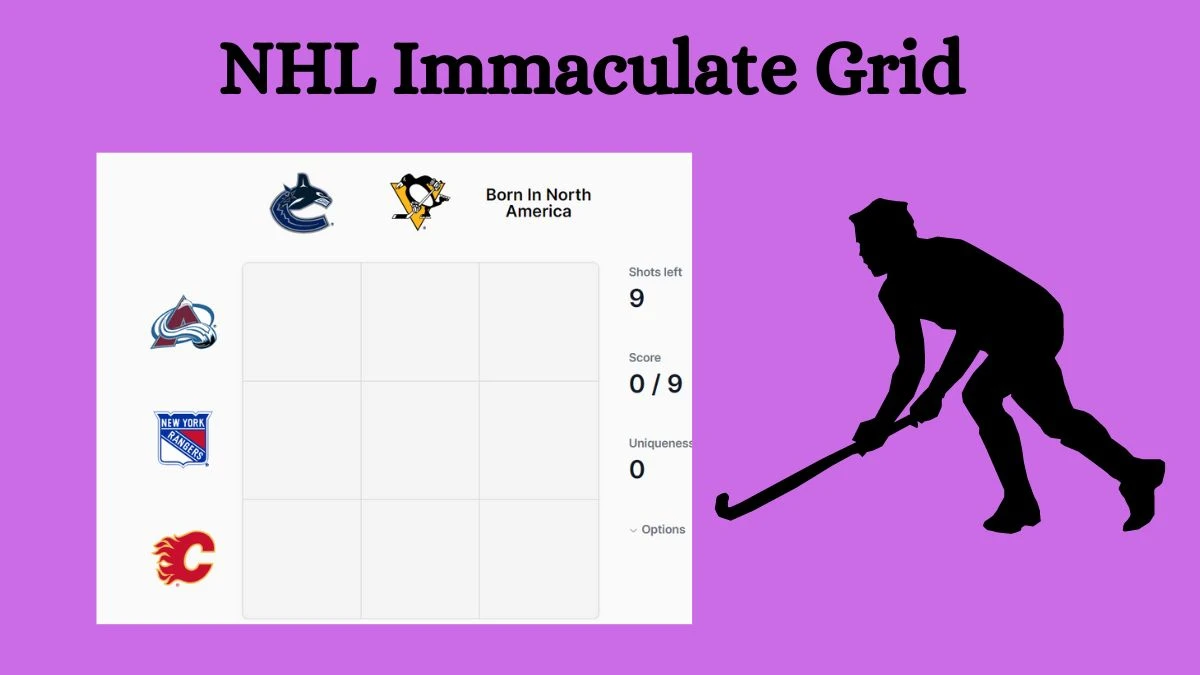 Which NHL players who have played for the Calgary Flames and were born in North America in their Career? NHL Immaculate Grid Answers for July 18, 2024