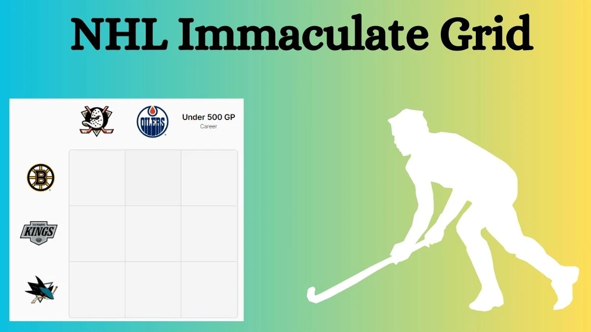 Which NHL player who has played for both the Boston Bruins and Under 500 GP Career? NHL Immaculate Grid Answers for July 29, 2024