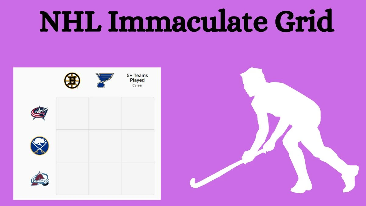 Which NHL player who has played for the Buffalo Sabres and 5+ Teams Played Career? NHL Immaculate Grid Answers for July 31, 2024