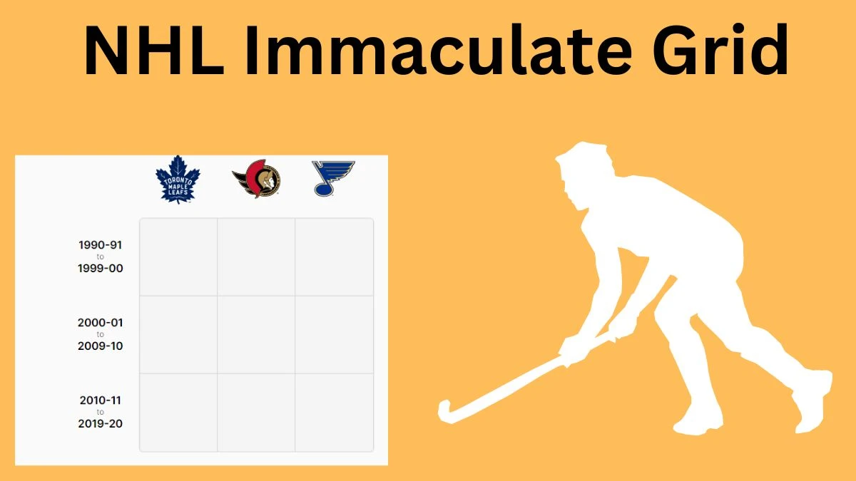 Which player who has played for both the 1990-91 to 1999-00 and St. Louis Blues? NHL Immaculate Grid Answers for July 12, 2024