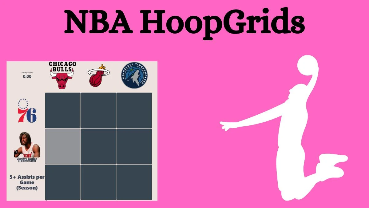 Which player who played with Jimmy Butler and also played for the Miami Heat? NBA HoopGrids Answers for July 30, 2024