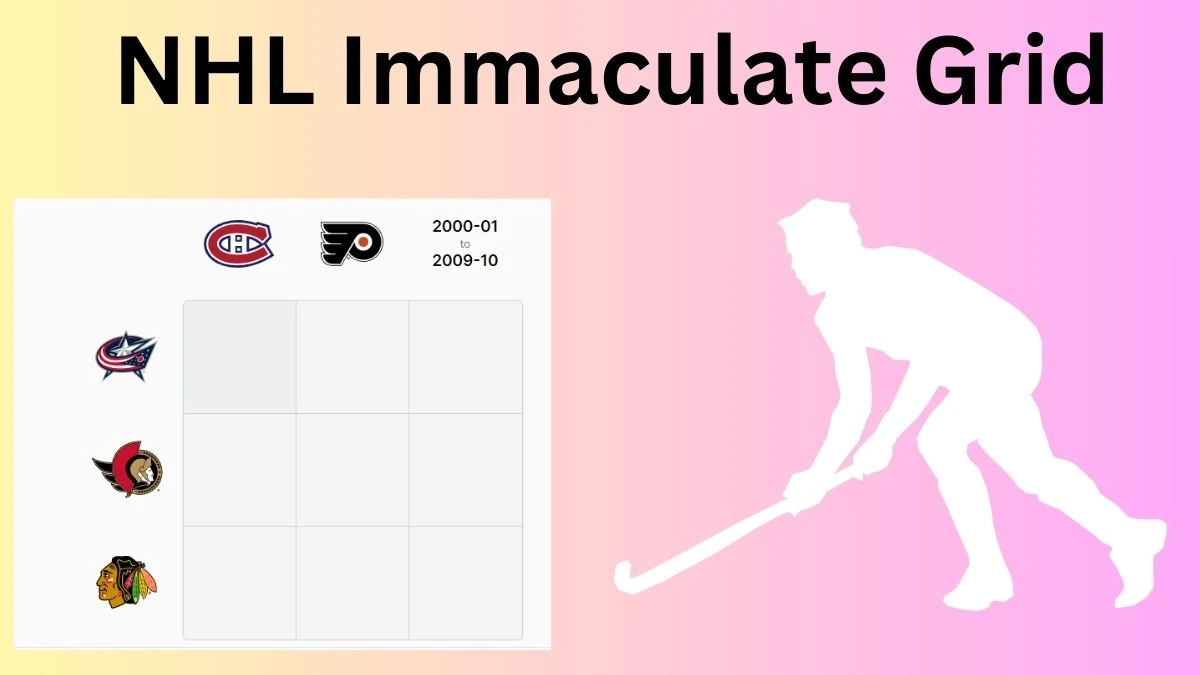 Which players who have played for the Chicago Blackhawks and 2000-01 to 2009-10? NHL Immaculate Grid Answers for July 03, 2024