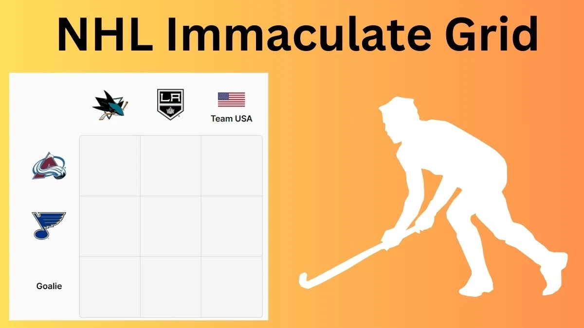 Which players who have played for the Goalie and Los Angeles Kings? NHL Immaculate Grid Answers for July 04, 2024