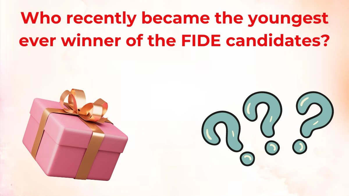 Who recently became the youngest ever winner of the FIDE candidates? Amazon Quiz Answer Today July 02, 2024