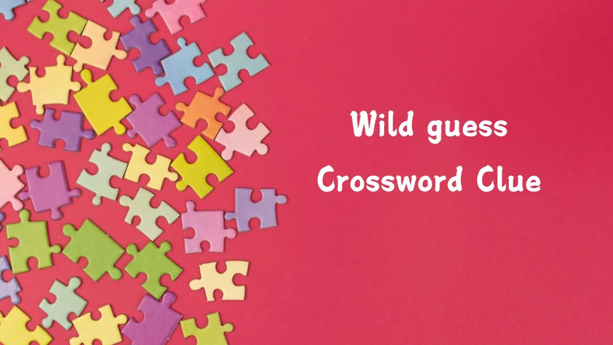 LA Times Wild guess Crossword Clue Puzzle Answer from July 24, 2024