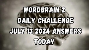 Wordbrain 2 Daily Challenge July 13 2024 Answers Today