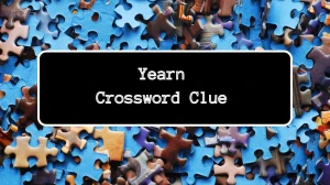 Yearn Daily Commuter Crossword Clue Puzzle Answer from July 22, 2024