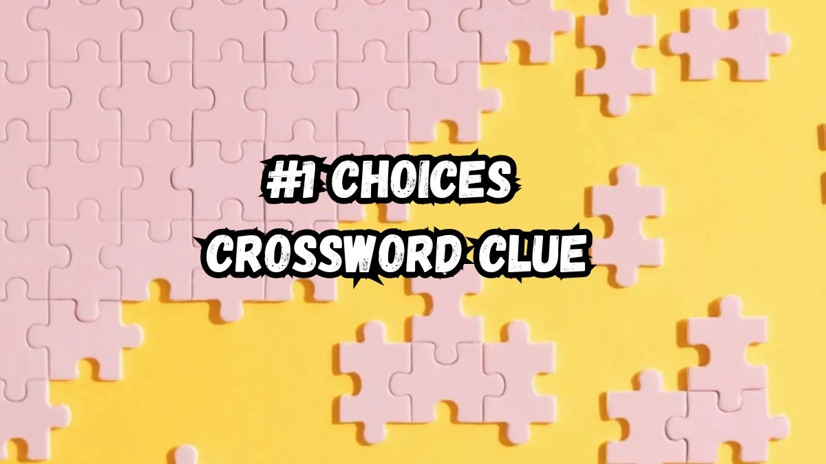 #1 choices NYT Crossword Clue Puzzle Answer from August 31, 2024