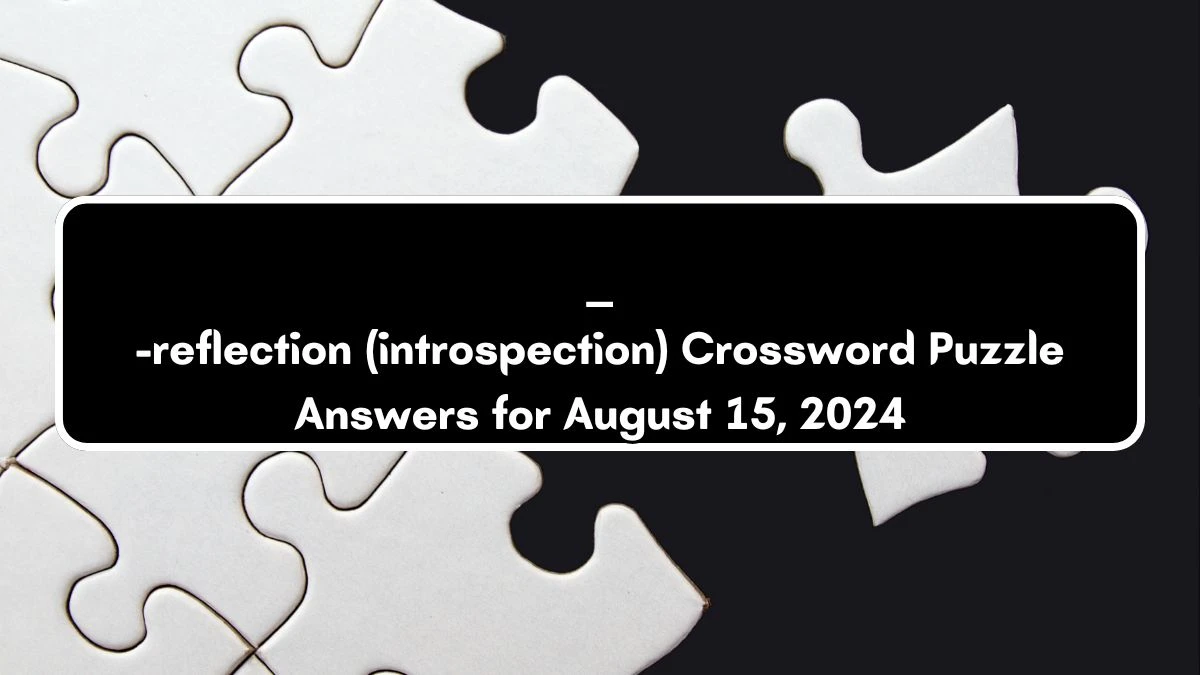 USA Today ___-reflection (introspection) Crossword Clue Puzzle Answer from August 15, 2024