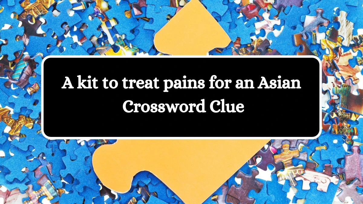 A kit to treat pains for an Asian Crossword Clue Answers on August 10, 2024