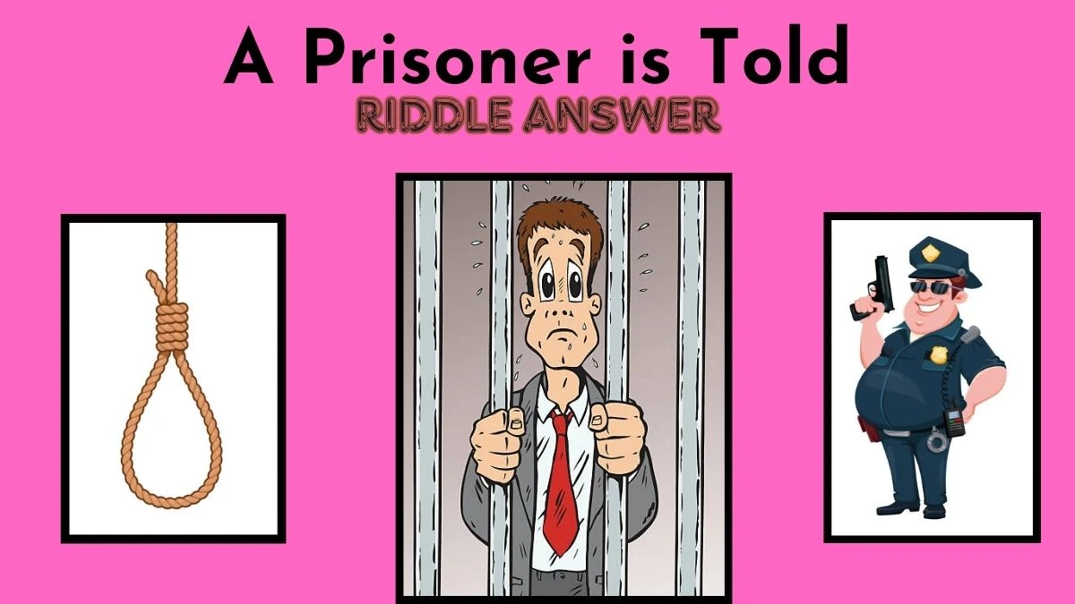 A Prisoner is Told Riddle Answer - Hard to Solve!